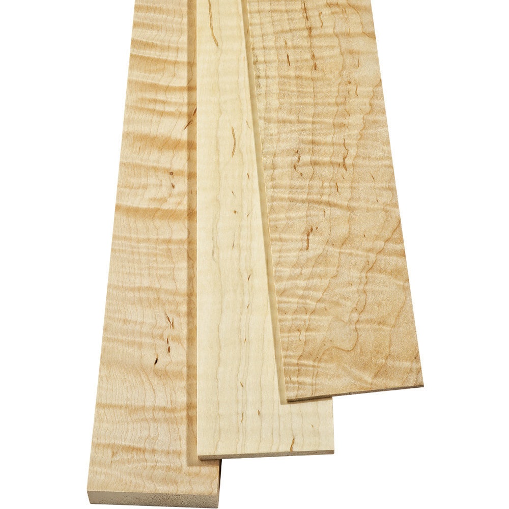 Woodcraft Woodshop Maple, Curly - 3/4 x 5 x 24